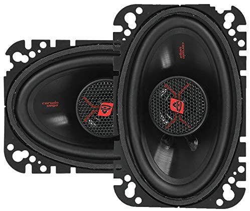 CERWIN-VEGA MOBILE H746 HED(R) Series 2-Way Coaxial Speakers (4" x 6", 275 Watts max)