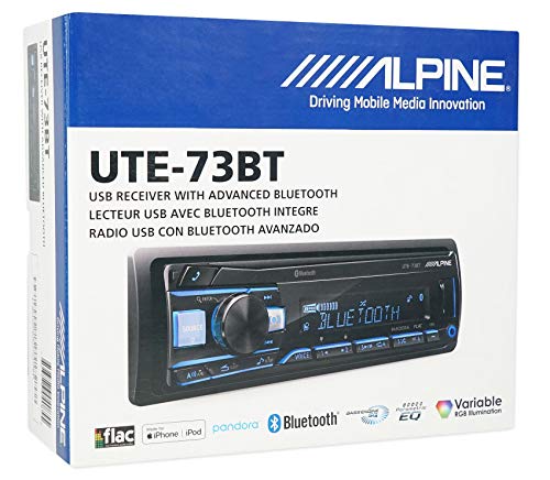 ALPINE UTE-73BT Bluetooth Car Stereo Receiver+ 1999-2002 Honda Accord Mulit-Kit