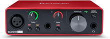 Load image into Gallery viewer, Focusrite Scarlett 2i2 Studio 4th Gen USB Audio Interface Bundle for the Songwriter with Condenser Microphone and Headphones for Recording, Streaming, and Podcasting