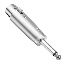 Charger l'image dans la galerie, 4 AT TQTMXLRF XLR Female to 1/4" Mono Male Adapter Converter Gender Audio Coupler