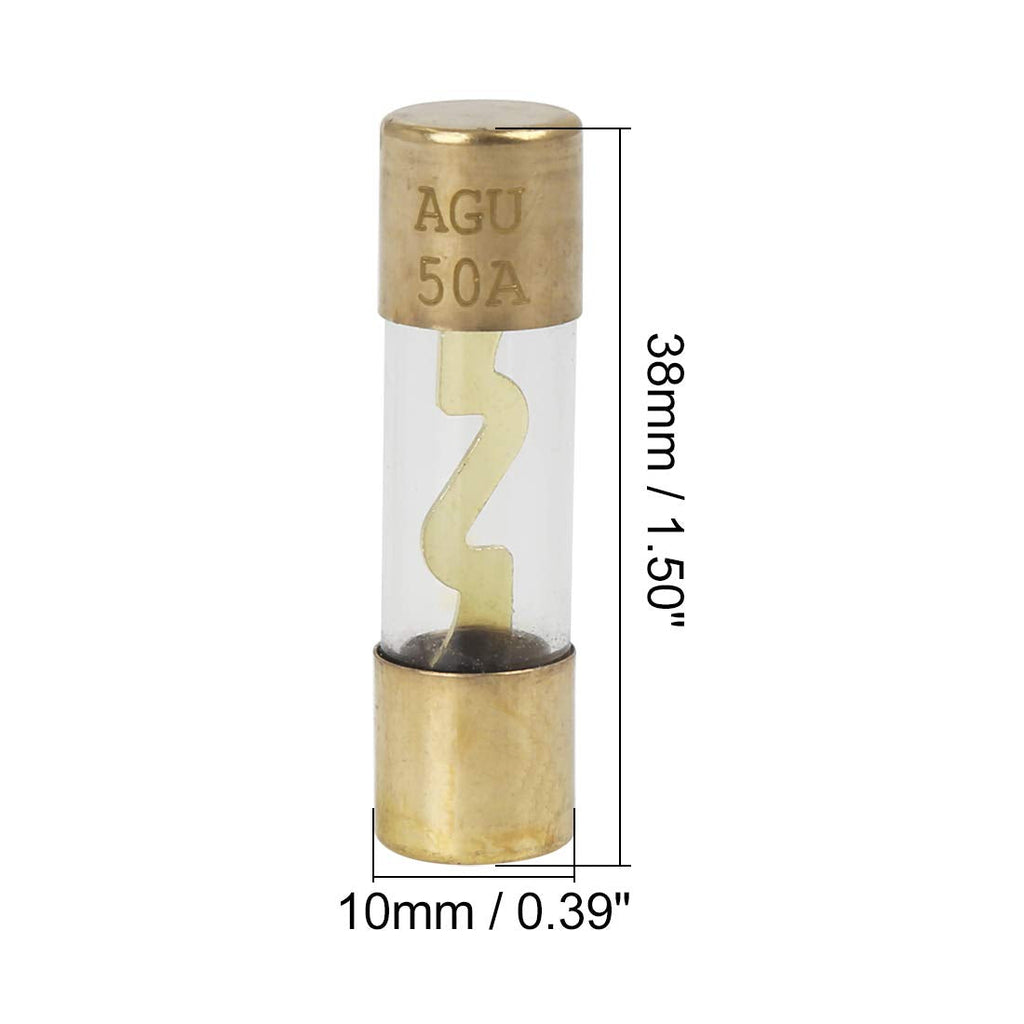 American Terminal 120 Amp Inline AGU Fuse Holder Fits 4 8 10 Gauge Wire