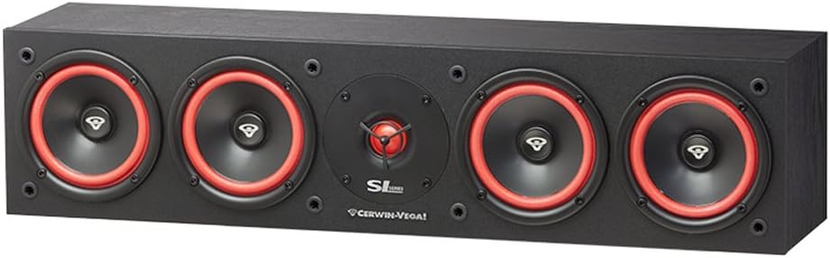 Cerwin Vega SL-45C Quad 5 1/4" Center Channel Speaker 150 Watt Home Theater