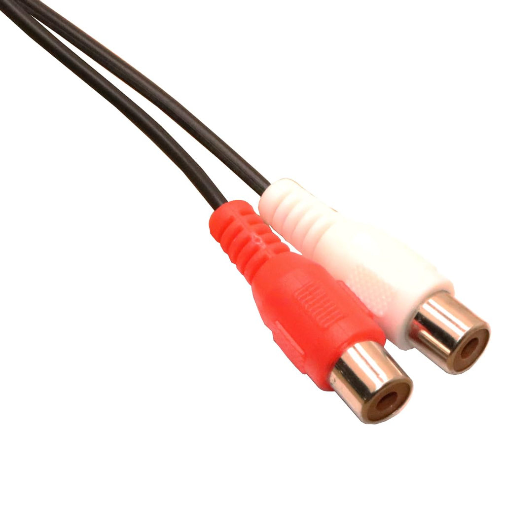 10 Absolute 2F1M RCA Interconnect Cable Wire Marine Car Amplifier Stereo Home Audio