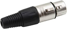 Charger l&#39;image dans la galerie, Mr. Dj XLRFH2 2 3-Pin XLR Male Female Microphone Audio Cable Connector Solder Snake Plug Mic XLR Adapter Connectors