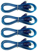 Charger l'image dans la galerie, 4 MK AUDIO 12' RCA Stereo Plug Cable 2 Male to 2 Male Car Stereo Marine Home Audio ATV