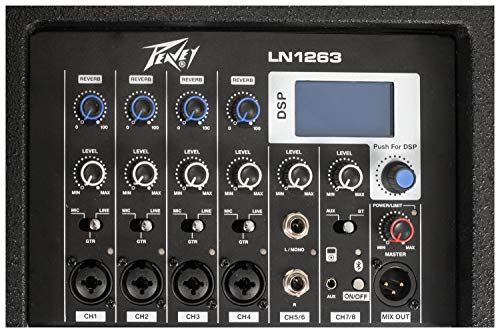 Peavey LN 1263 LN1263 Column Array Portable Pa System with Digital Mixer