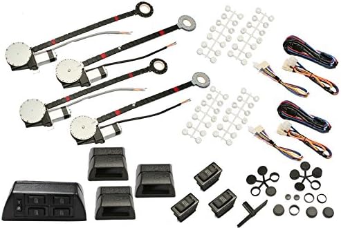 Patron PA-HW800 Universal Electric Power Window Conversion Kit for 4-Door Vehicles