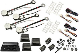 DC Sound DC-HW800 Universal Electric Power Window Conversion Kit for 4-Door Vehicles