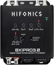 Charger l&#39;image dans la galerie, Hifonics BXiPro3.0 Digital Bass Processor Epicenter 2CH Hi/Lo Converter w/ Noise Reduction