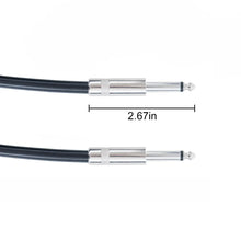 Load image into Gallery viewer, Patron PA SKJ-603 Speaker Cable Wire 1/4 inch TS to Same 3 feet