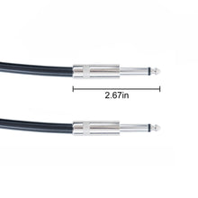 Charger l'image dans la galerie, MK Audio MKQQM6 1/4" to 1/4" 6 FT. Wire PA DJ Pro Audio Speaker Cable