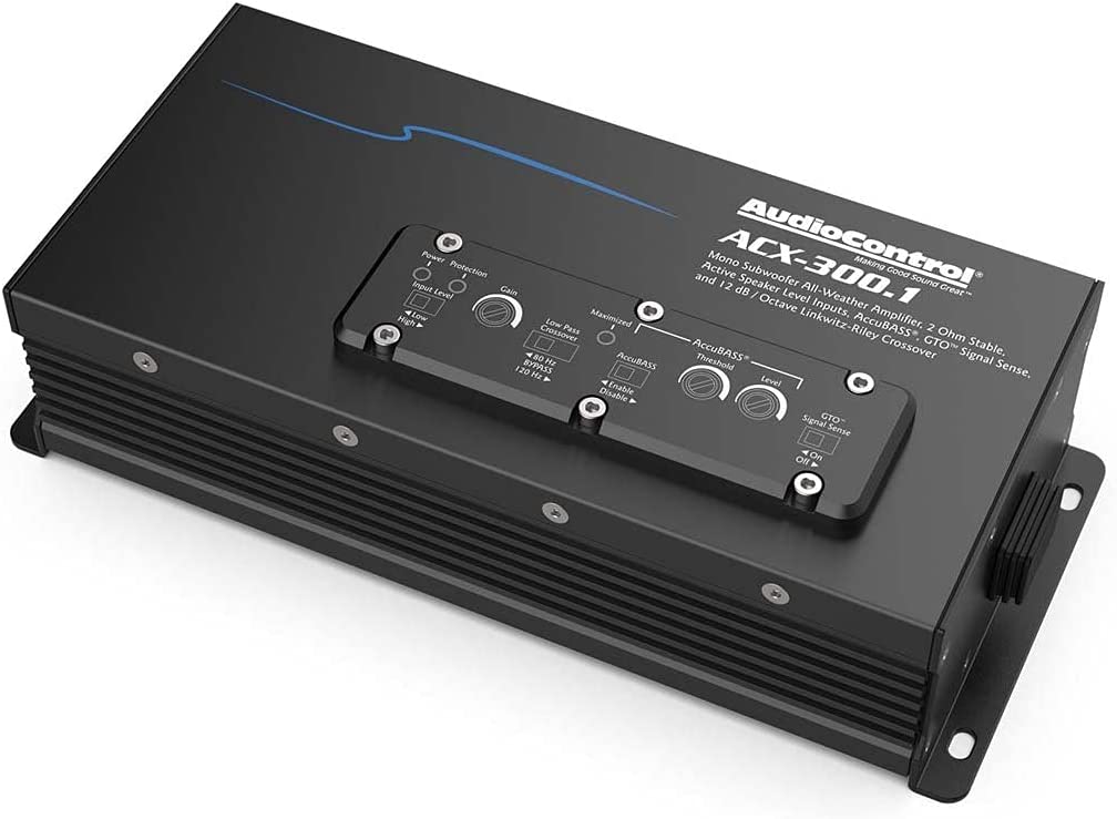 Audio Control ACX-300.1 Mono Powersports Marine Amplifier 300 watts RMS