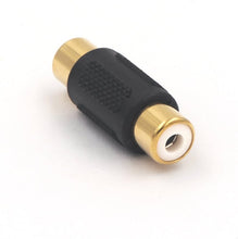 Load image into Gallery viewer, Absolute FF100B-20 10 Pack Audio Video Gold RCA Female to Female Coupler Adapter