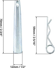 Load image into Gallery viewer, MR TRUSS TSPP10 1-Pack Truss Spigot Pin &amp; Safety Pin Connector Set Aluminum Conical Truss Connection