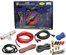 Charger l&#39;image dans la galerie, American Terminal AKIT-4 4 Gauge 2000W P.M.P.O Complete Amplifier Hookup Kit