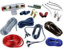 Charger l&#39;image dans la galerie, MK Audio KIT4 2000W Car Audio Marine Blue 4 Gauge Pro AMP Amplifier Power Wiring Kit