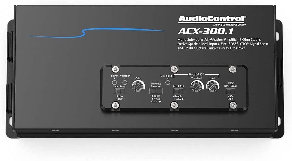 Audio Control ACX-300.1 Mono Powersports Marine Amplifier 300 watts RMS