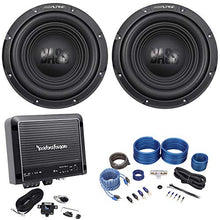 Load image into Gallery viewer, 2) Alpine W10S4 10&quot; 500w RMS Car Subwoofers Subs+Rockford Mono Amplifier+Amp Kit