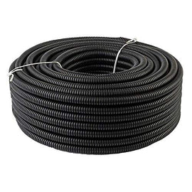 American Terminal Split Wire Loom Conduit Polyethylene Black Tubing Sleeve Tube AMT 100 Ft 1/4