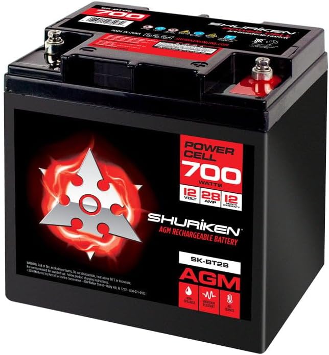Shuriken SK-BT28-DUMMY 12-Volt High Performance AGM Power Cell Battery