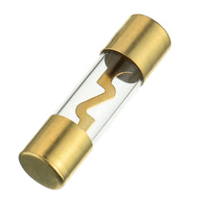 Charger l&#39;image dans la galerie, 10  AGU fuse 60 Amp AGU gold plated fuses round glass fuse
