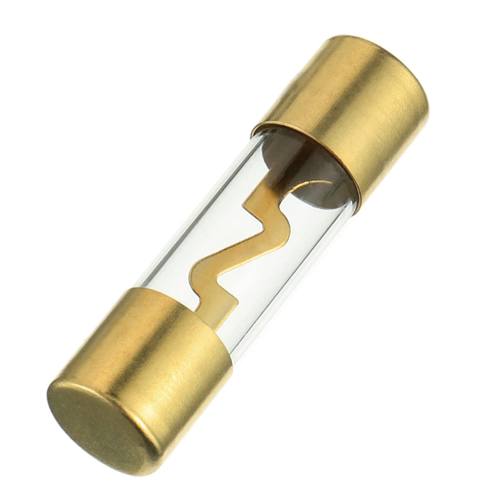 DC Sound DAGU250-10 250 Amp Gold-Plated AGU Glass Fuse 10 Pack