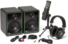 Charger l'image dans la galerie, Mackie Creator Bundle USB microphone, studio monitors, and headphones