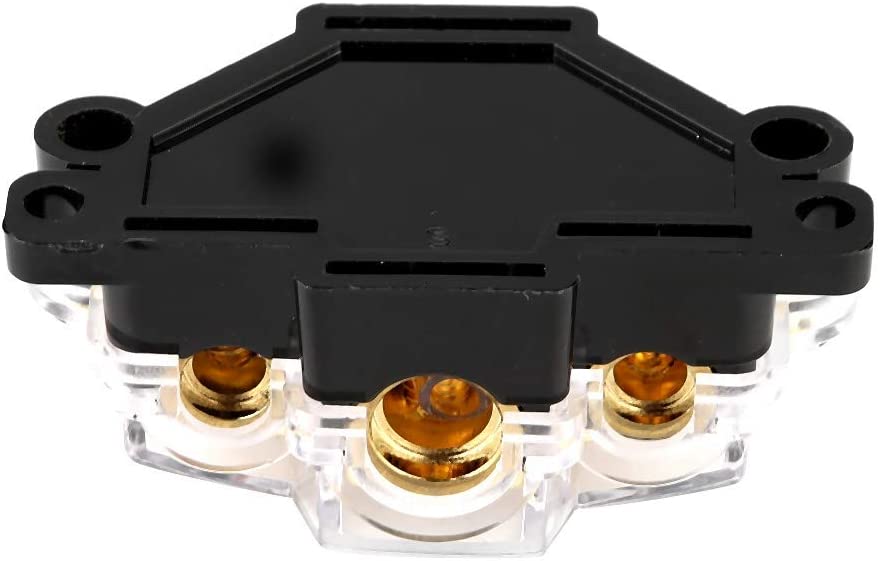 2 Absolute PD-130G 2-4 Gauge 1 in 3 Ways Out Power Splitter Distribution Block