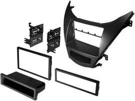 Single/Double DIN Car Stereo dash Install Kit fit 2011-2013 Hyundai Elantra