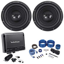 Load image into Gallery viewer, 2) Alpine W12S4 12&quot; 500w RMS Car Subwoofers Subs+Rockford Mono Amplifier+Amp Kit