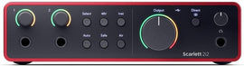 Focusrite Scarlett 2I2 4th Gen 2x2 USB Audio Interface With Single Microphone Preamp