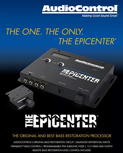 Audio Control The Epicenter Black Digital Bass Enhancer Restoration Processor