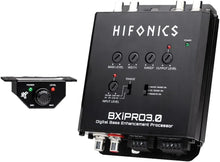 Charger l&#39;image dans la galerie, Hifonics BXiPro3.0 Digital Bass Processor Epicenter 2CH Hi/Lo Converter w/ Noise Reduction