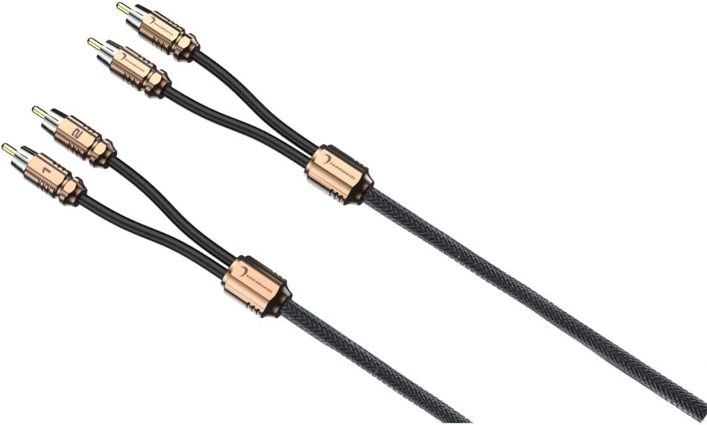 Diamond Audio HX12 12Ft Two Channel RCA Cable