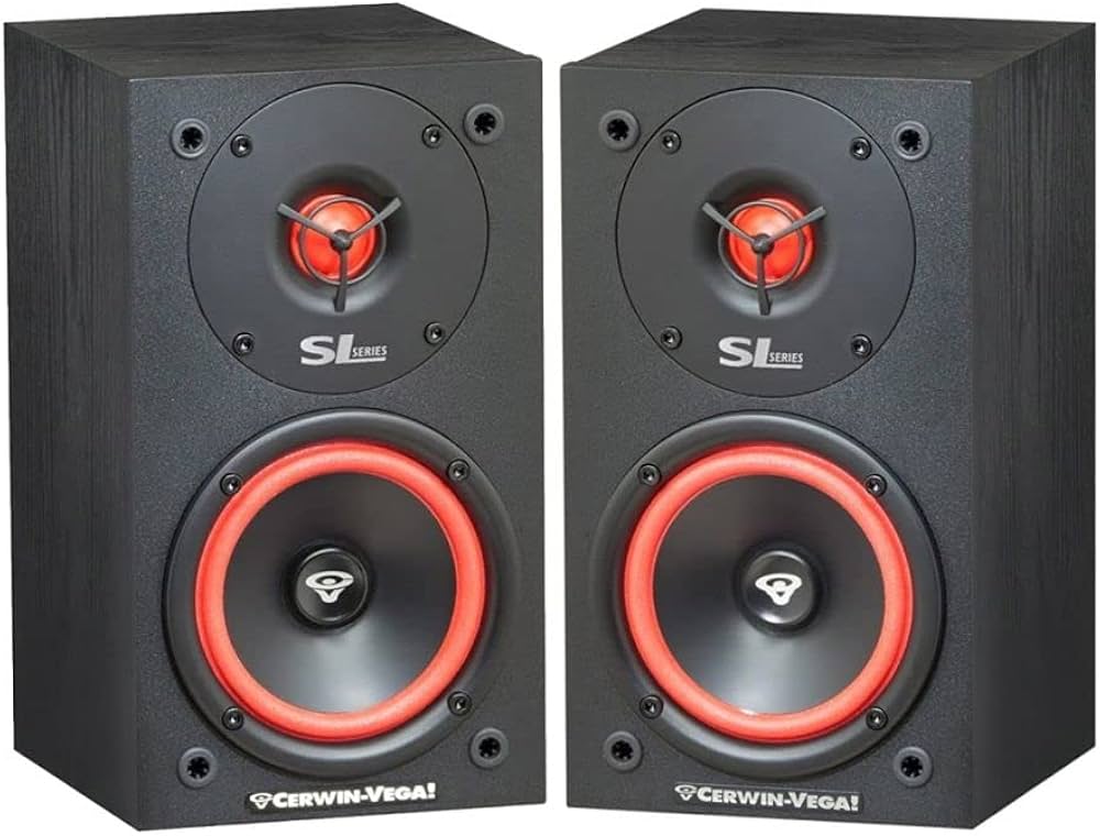 Cerwin Vega SL-5M 5 1/4" 2-Way Satellite Speakers with 1" Soft Dome Tweeter