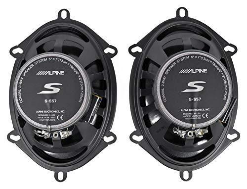 Alpine S 5x7 Front + Rear Speaker Replacement For 2001-05 Ford Explorer Sport Trac