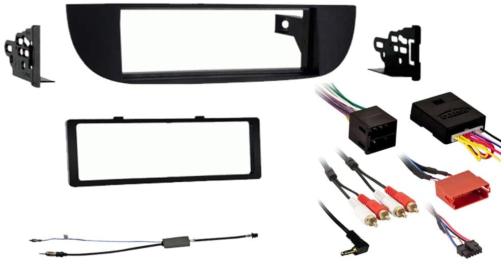 Metra Compatible Fit Fiat 500 500C 500E 2012 2013 2014 2015 Single DIN Stereo Harness Radio Install Dash Kit