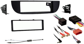 Metra Compatible Fit Fiat 500 500C 500E 2012 2013 2014 2015 Single DIN Stereo Harness Radio Install Dash Kit