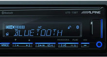 Charger l&#39;image dans la galerie, Alpine UTE-73BT In-Dash Digital Media Receiver with Bluetooth and Pandora Control with Metra 99-3410 &amp; Metra 70-2003