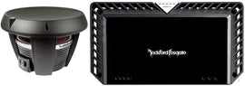 Rockford Fosgate T1500-1bdcp 1500 watts RMS + Rockford Fosgate Power T1D412 12