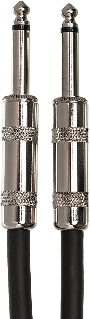 Hosa 3GT-PAK Cloth Guitar Cable, Hosa Straight to Same, 18 ft, Assorted Colors, 10 pc