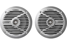 Charger l&#39;image dans la galerie, Alpine SPS-M601 6-1/2&quot; 2-way marine speakers (Silver)