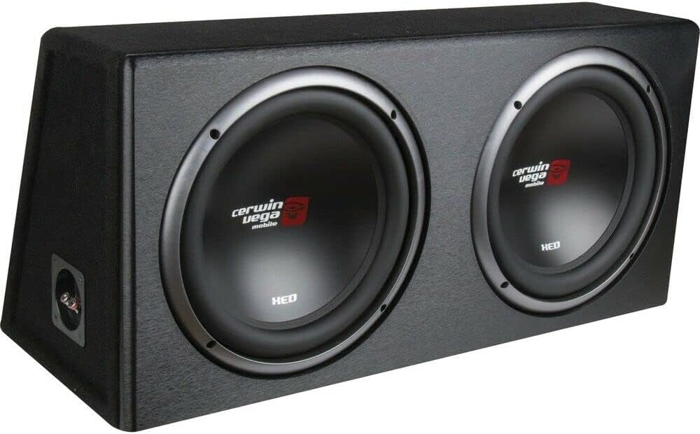 Cerwin Vega XE12DV XED Dual 12" Loaded Vented Enclosure