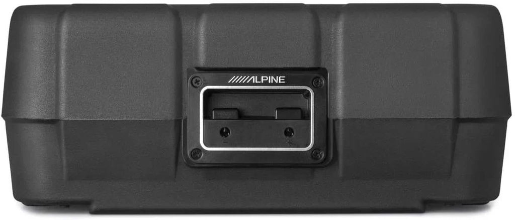 Alpine SS-SB12 Single 12” S-Series Shallow Preloaded Subwoofer Enclosure Bundle
