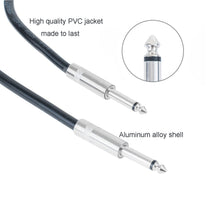 Load image into Gallery viewer, MK Audio MKQQM3 1/4" to 1/4" 3 FT. Wire PA DJ Pro Audio Speaker Cable