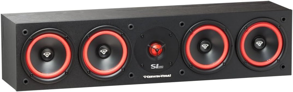 Cerwin Vega SL-45C Quad 5 1/4" Center Channel Speaker 150 Watt Home Theater