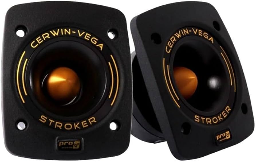 Cerwin Vega CVMPCL1.0T Stroker Pro 1" Compression Bullet Style Super Tweeter Set
