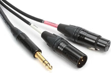 Load image into Gallery viewer, Mogami GOLD INSERT XLR-12 Gold Insert XLR Cable - 1/4-inch TRS Male to XLR Male/Female - 12 foot