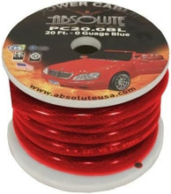 Load image into Gallery viewer, Absolute P020RD 0 Gauge 20 Feet Red Power Ground Wire Cable