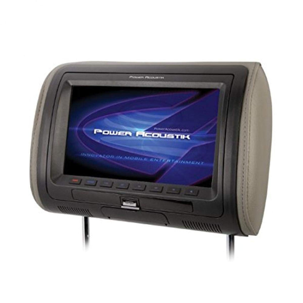 Power Acoustik HDVD-91CC Universal Replacement Headrest w/ DVD Player & 9” LCD
